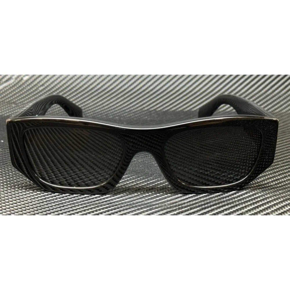 Prada Milano Black Grey 55mm Sunglasses Unisex - Picture 3 of 5